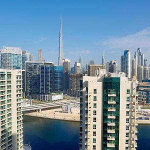 One-Bedroom Suite Two Double Beds Burj Khalifa View